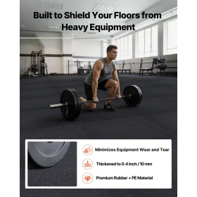 Puzzle Exercise Mat, 24 PCS Fitness Equipment Mats, 610 x 610 x
