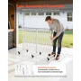 Double Expandable Barricades, 5.48m Expandable Safety Barrier