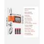 Digital Crane Scale, 1100 lbs/500 kg Max Capacity, Heavy Duty