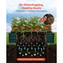 Galvanized Raised Garden Bed, 2030 x 1020 x 460 mm, Rectangular