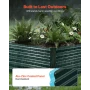 Galvanized Raised Garden Bed, 2030 x 1020 x 460 mm, Rectangular