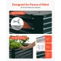 Galvanized Raised Garden Bed, 2030 x 1020 x 460 mm, Rectangular