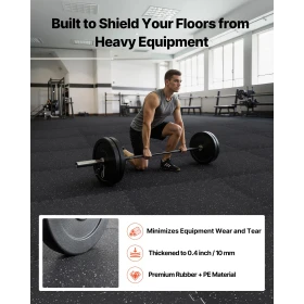 Puzzle Exercise Mat, 12 PCS Fitness Equipment Mats, 610 x 610 x