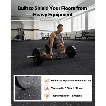 Puzzle Exercise Mat, 24 PCS Fitness Equipment Mats, 610 x 610 x