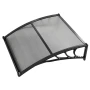 Awnings for Door Entrance, 38 x 40 in, Exterior Front Door Window Awnings with Drainage & ABS Bracket, Rain Snow Sun Protection,