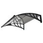 Awnings for Door Entrance, 38 x 40 in, Exterior Front Door Window Awnings with Drainage & ABS Bracket, Rain Snow Sun Protection,