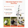 Garden Pot Mover, Heavy Duty Plant Dolly Cart med justerbar
