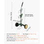 Garden Pot Mover, Heavy Duty Plant Dolly Cart med justerbar