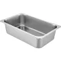 6 Pack Steam Table Pans 20.9 x 12.8 x 5.9 Inch Deep Steam Table Pan Full Size 20.5L Deep Food Container Stainless Steel Oven Tra