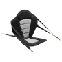 Kayak Seat, 1 Pack 12 mm Thick, Universal Paddle Board Seat with Back Support, Sit-on-Top Soft Padded Cushion with Storage Bag &