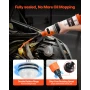 1.5 L Fluid Extractor, Manual Automotive Fluid Pump Extractor, Oil Syringe with Long Hose and Extension Tubes Easy Oil Change, S