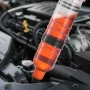 1.5 L Fluid Extractor, Manual Automotive Fluid Pump Extractor, Oil Syringe with Long Hose and Extension Tubes Easy Oil Change, S