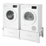 Laundry Pedestal, 290 mm Height, Washer and Dryer Pedestals with Drawer, 150 kg Weight Load Capacity, Non-Slip Feet, Heavy-duty 