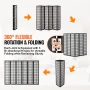 Room Divider, 6 Panel Japanese Room Divider, Folding Privacy Screen Indoor, Portable Partition Dividers and Decoration Screens, 