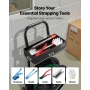 Banding Strapping Cart, Fit for PET / PP / Polyester Strapping Coils with 20.3 cm Core Size, Heavy Duty Strapping Dispenser Equi