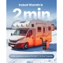 Dieselvarmer, 5-8KW, DC 12V, alt-i-én bærbar dieselluftvarmer