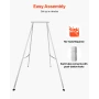 Yoga Stand Frame, 3m Length Swing Stand, Max 250 kg Load Triangular Structure Aerial Rig, Aerial Silk Stands for Yoga Enthusiast