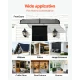 Awnings for Door Entrance, 38 x 78 in, Exterior Front Door Window Awnings with Drainage & ABS Bracket, Rain Snow Sun Protection,
