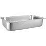 6 Pack Steam Table Pans 20.9 x 12.8 x 5.9 Inch Deep Steam Table Pan Full Size 20.5L Deep Food Container Stainless Steel Oven Tra