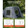 Large SUV Tent for 5–9 Person, 3.23 x 2.44m All-Season SUV Tailgate Tent with Ventilated Door & Mesh Windows, PU3000mm Waterproo