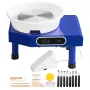 Pottery Wheel 24.9 cm Ceramic Wheel Foot Pedal Sculpting Tools Apron 350W
