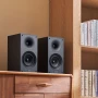 Passive Bookshelf Home Speakers Pair Stereo Audio Speakers Cone 65Hz-20KHz 180 x 229 x 338 mm