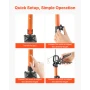Cabinet Jack Support Pole, 8-Pack, 116-290 cm Steel Telescopic Quick Support Rod, Adjustable 3rd Hand System up to 70 kg Capacit