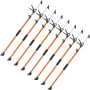 Cabinet Jack Support Pole, 8-Pack, 116-290 cm Steel Telescopic Quick Support Rod, Adjustable 3rd Hand System up to 70 kg Capacit