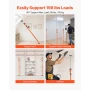 Cabinet Jack Support Pole, 2-Pack, 125-291 cm Steel Telescopic Quick Support Rod, Adjustable 3rd Hand System up to 90 kg Capacit