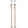 Cabinet Jack Support Pole, 2-Pack, 125-291 cm Steel Telescopic Quick Support Rod, Adjustable 3rd Hand System up to 90 kg Capacit