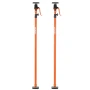 Cabinet Jack Support Pole, 2-Pack, 125-291 cm Steel Telescopic Quick Support Rod, Adjustable 3rd Hand System up to 90 kg Capacit