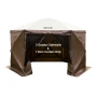 Canopy Sidewalls, 1.73 x 1.48 m, Canopy Tent Walls with Waterproof and Sunlight Protection, 1 Zippered Door & 2 Windows Design f