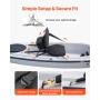 Kajaksæde, 1 pakke 31 mm tykt, Universal Paddle Board-sæde med