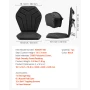 Kayak Seat, 1 Pack 31 mm Thick, Universal Paddle Board Seat with Back Support, Hexagonal Sit-on-Top Soft Padded Cushion with Sto