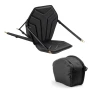 Kayak Seat, 1 Pack 31 mm Thick, Universal Paddle Board Seat with Back Support, Hexagonal Sit-on-Top Soft Padded Cushion with Sto