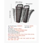 Combination Wrench Set, 26-Piece SAE and Metric, 72 Teeth, Cr-V Steel Ratcheting Wrench Set, with Rack Organizer, Open End, Clea