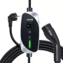 Mobil vægboks, 3,6 kW 16A, Type 2 bærbar elbiloplader, 1-faset