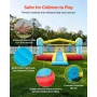 Inflatable Bounce House, 14.7 x 13.8 x 6.8 ft Jumping Bouncy Castle, Inflatable Jumper for Kids with Slide, Basketball Hoop, Tar