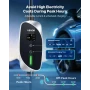 Mobile Wallbox, 7.4 kW 32A, Type 2 Portable EV Charger, Single Phase Electric Vehicle Car Charger with 6 m Charging Cable, CEE P