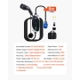 Mobile Wallbox, 7.4 kW 32A, Type 2 Portable EV Charger, Single Phase Electric Vehicle Car Charger with 6 m Charging Cable, CEE P