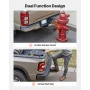 Hitch Step for 5 cm Receiver, Universal Rear Bumper Guard Protector with 159 kg Load Capacity, Wide & Non-Slip Tow Hitch Step wi