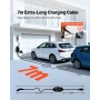 Mobil vægboks, 22 kW 32A, Type 2 bærbar elbiloplader, 3-faset