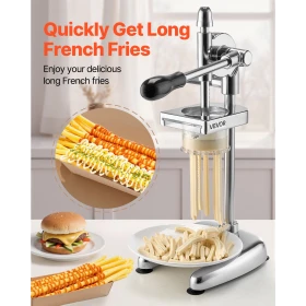 Kommerciel pommes frites, rustfrit stål-friterede