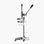 Commercial French Fry Cutter, Stainless Steel Fried Potato Strips Squeezer, Long French Fries Maker with Pull-out Extruder, Manu