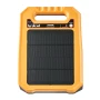 Solar Fence Charger, 0.3J 8 kV Solar Powered Fence Charger, 3KM Range, Weather-Resistant Electric Fence Energizer Kit, 7 Days Ru