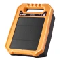 Solar Fence Charger, 0.3J 8 kV Solar Powered Fence Charger, 3KM Range, Weather-Resistant Electric Fence Energizer Kit, 7 Days Ru