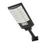 4 Pack 500W Solar Street Lights Outdoor, 50000LM, Commercial Parking Lot Lights Dusk to Dawn, LED Flood Security Lamp with Motio
