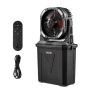 Misting Fan, More than 2700RPM Motor Mister Fan, Mister Cooling Fans with 9L Water Tank, 10000mAh Battery, 4-Speed Wind & 5 Ligh