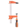 Bar Clamps for Woodworking, 2-Pack 15.24 cm and 2-Pack 30.48 cm, Lockable F-Clamp with 272 kg Load Limit, 63.5 mm Depth, Cast Ir