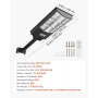 12000W Solar Street Light Outdoor, 900000LM, Commercial Parking Lot Light Dusk to Dawn, LED Flood Security Lamp with Motion Sens